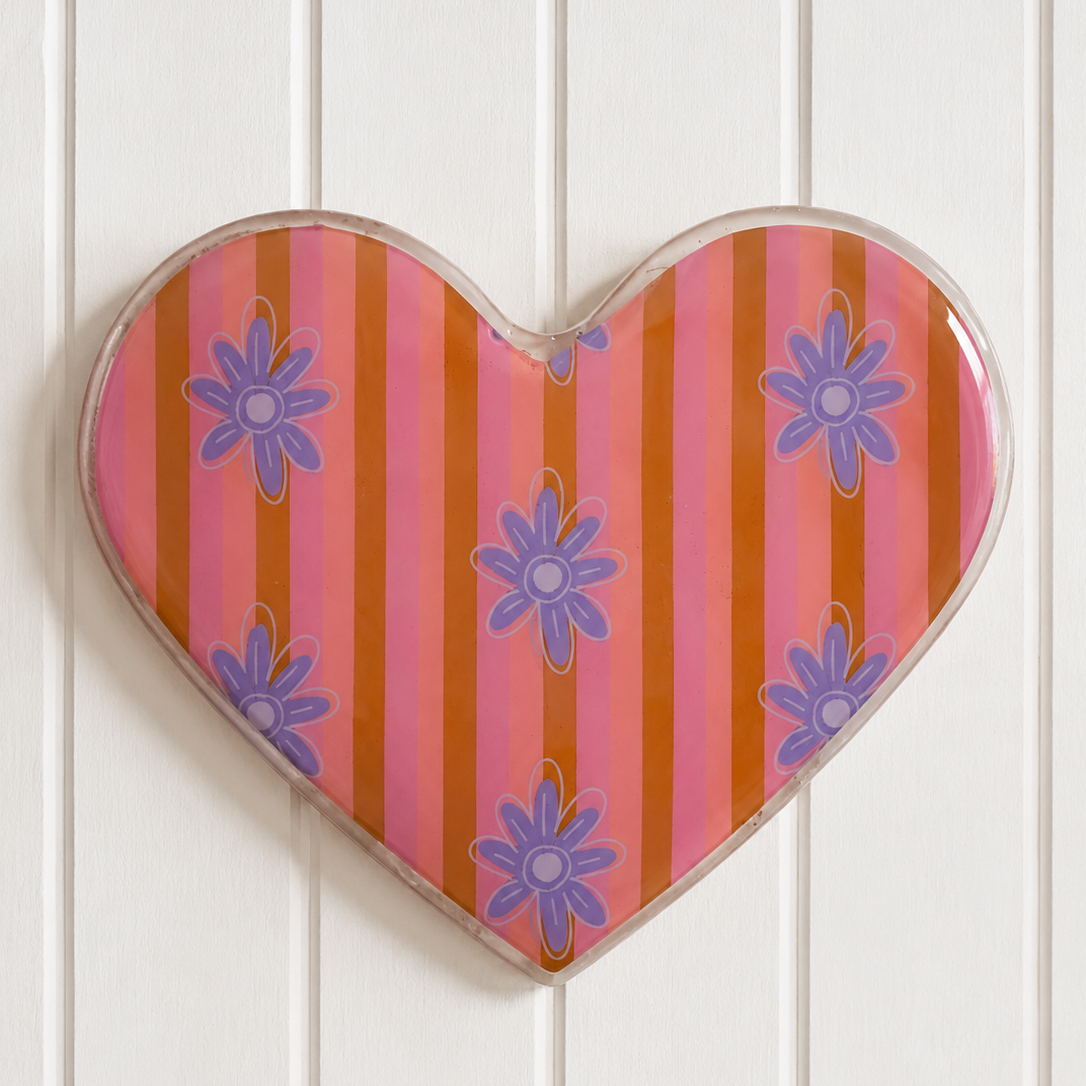 Retro Bloom Art Tile