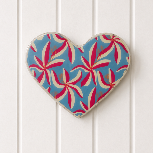 Sky Bloom Heart Tile