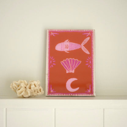 Fish, Shell, Moon